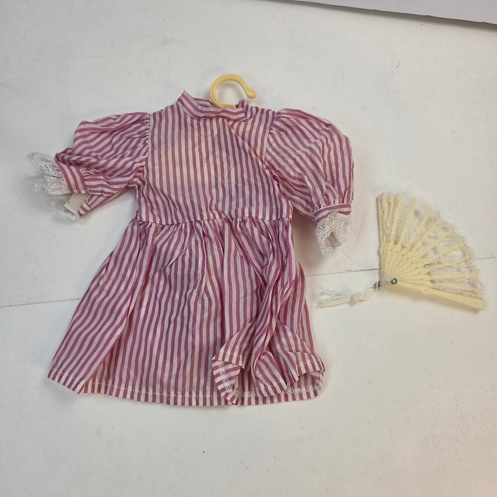 Pleasant Company American Girl Samantha 1989 Birthday Dress Fan Hanger Vintage